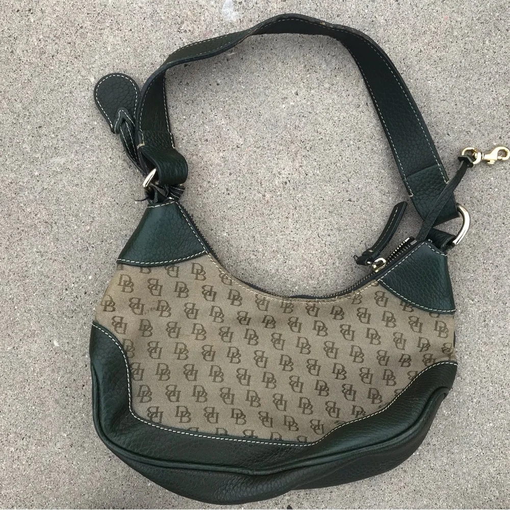 Vintage Dooney & Bourke Green Shoulder Bag